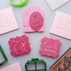 Şık Baş Harfler Baskı (Embosser) Alfabe Seti