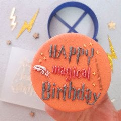 Happy Magical Birthday Kabartma Baskı