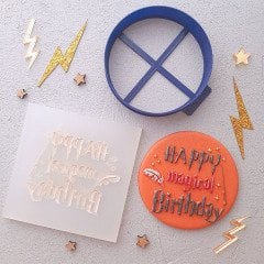 Happy Magical Birthday Kabartma Baskı