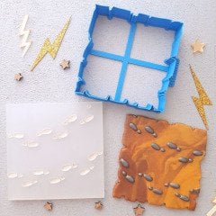 Adımlar Kabartma Baskı