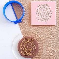 Safari Aslan Kabartma Baskı