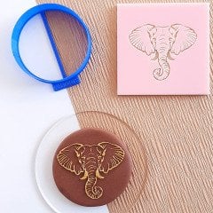 Safari Fil Kabartma Baskı