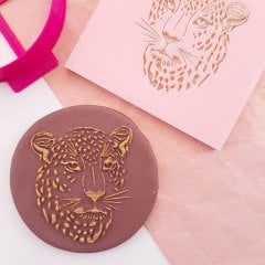 Safari Leopar Kabartma Baskı