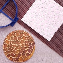 Zürafa Doku (Mini) Kabartma Baskı - 2