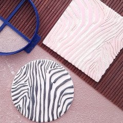 Zebra Doku Kabartma Baskı - 2