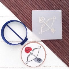 Aşk Oku Kabartma Baskı