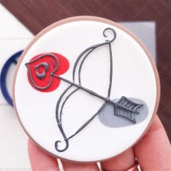 Aşk Oku Kabartma Baskı