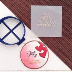 My Valentine Kabartma Baskı