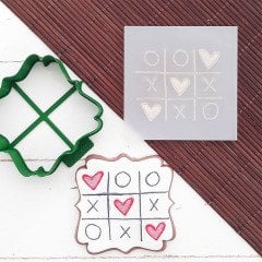 XOXO Kabartma Baskı