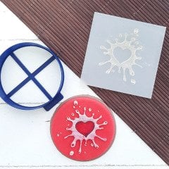 Aşk Çarpması Kabartma Baskı