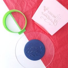 Merry Christmas-1 Kabartma Baskı