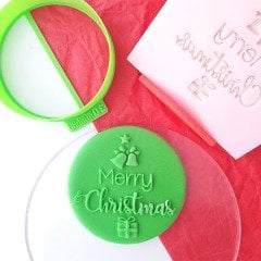 Merry Christmas-2 Kabartma Baskı