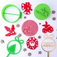 Jingle All The Way Baskı (Embosser)