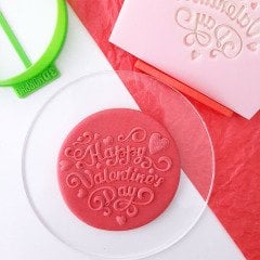 Happy Valentine's Day-3 Kabartma Baskı