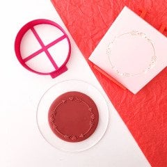 Kalpli Ok Çerçeve Kabartma Baskı