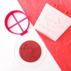 Always + Forever Kabartma Baskı