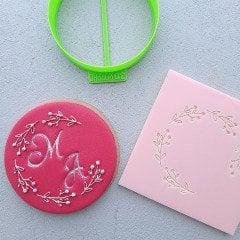 Nişan Çelenk Çerçeve Kişiye Özel Kabartma Baskı