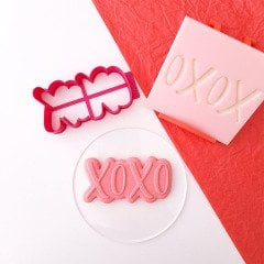 XOXO Set Kabartma Baskı