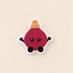 Mini Çam Ağacı Süs Topu Şeker Hamuru Kalıbı #3383