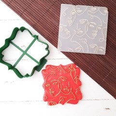 Kadınlar Line Art Kabartma Baskı