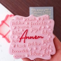 Annem... Kabartma Baskı