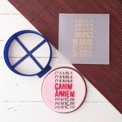 Canım Annem-3 Kabartma Baskı