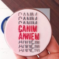 Canım Annem-3 Kabartma Baskı