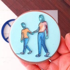 Anne-Oğul - 2 Kabartma Baskı