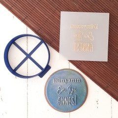 Dünyanın En İyi Annesi-2 Kabartma Baskı