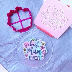 Best Mum Ever Set Kabartma Baskı