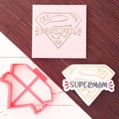 Supermom Kabartma Baskı Set