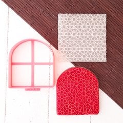 Arabesk Doku-2 Kabartma Baskı