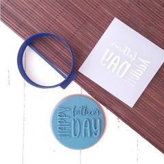 Happy Father's Day-4 Kabartma Baskı