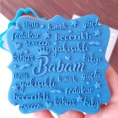 Babam... Kabartma Baskı