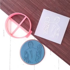 Baba-Oğul - 1 Kabartma Baskı