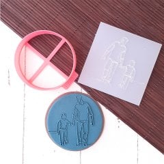 Baba-Oğul - 2 Kabartma Baskı